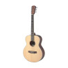 J.N GUITARS ASY-A MINI LH guitare acoustique mini auditorium de voyage avec table en épicéa massif modèle gaucher