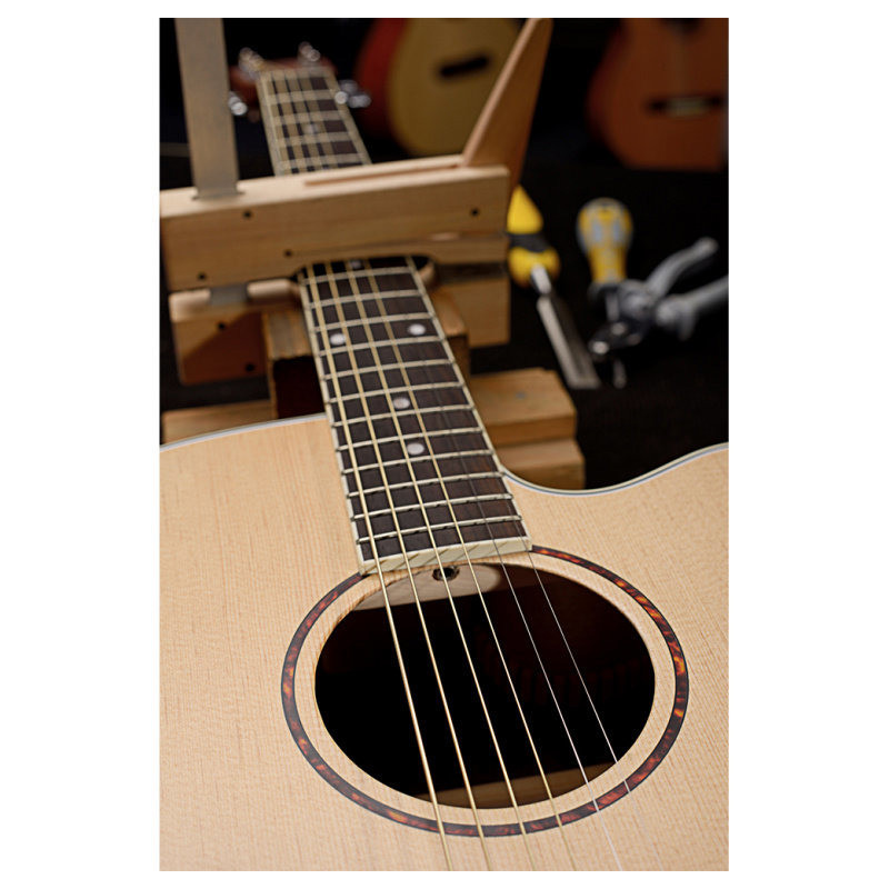 J.N GUITARS ASY-A MINI LH guitare acoustique mini auditorium de voyage avec table en épicéa massif modèle gaucher