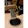 J.N GUITARS ASY-A MINI LH guitare acoustique mini auditorium de voyage avec table en épicéa massif modèle gaucher