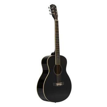 J.N GUITARS BES-A MINI BK guitare acoustique de voyage avec table en épicéa massif série bessie