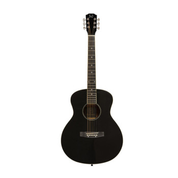 J.N GUITARS BES-A MINI BK guitare acoustique de voyage avec table en épicéa massif série bessie