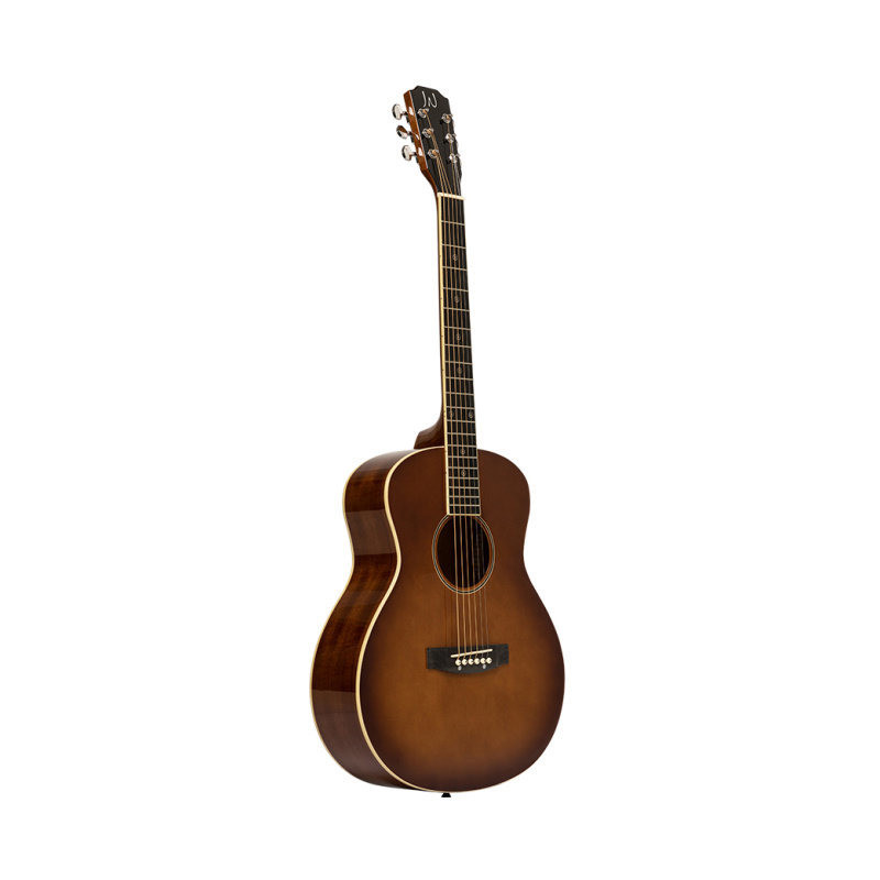 J.N GUITARS BES-A MINI DCB guitare acoustique de voyage avec table en épicéa massif série bessie