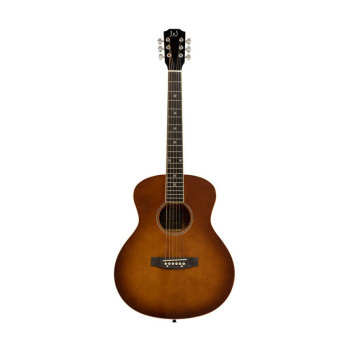 J.N GUITARS BES-A MINI DCB guitare acoustique de voyage avec table en épicéa massif série bessie