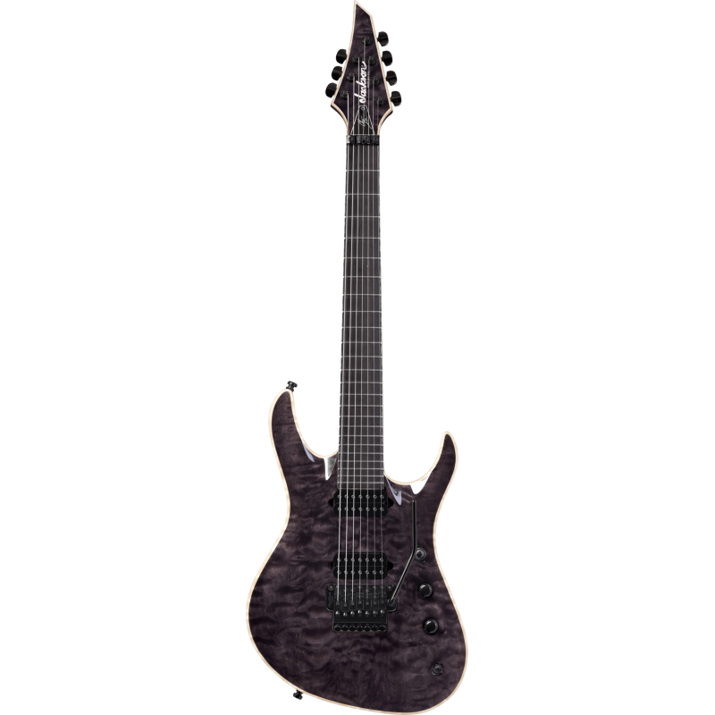 JACKSON USA Signature Chris Broderick Soloist 7 touche ebene Transparent Black