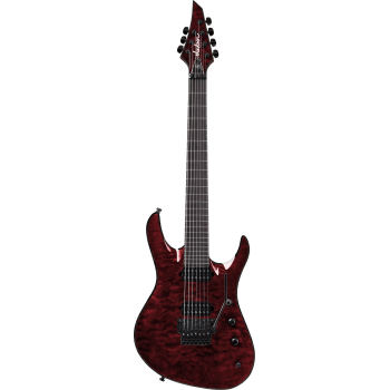 JACKSON USA Signature Chris Broderick Soloist 7 touche ebene Transparent Red