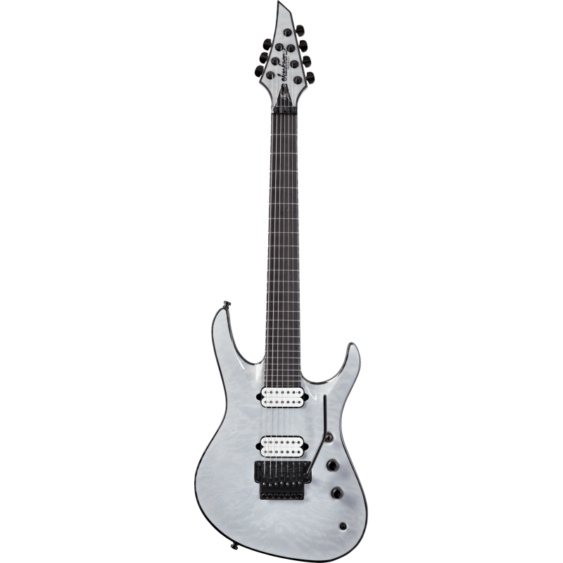 JACKSON USA Signature Chris Broderick Soloist 7 touche ebene Transparent White