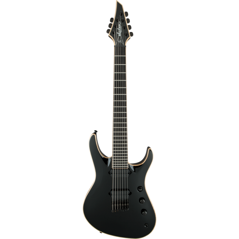 JACKSON USA Signature Chris Broderick Soloist HT7 touche ebene Gloss Black
