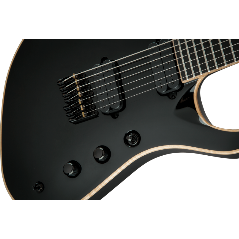 JACKSON USA Signature Chris Broderick Soloist HT7 touche ebene Gloss Black