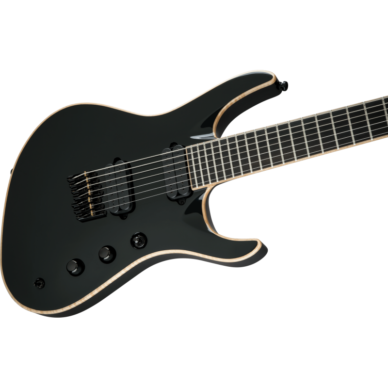 JACKSON USA Signature Chris Broderick Soloist HT7 touche ebene Gloss Black