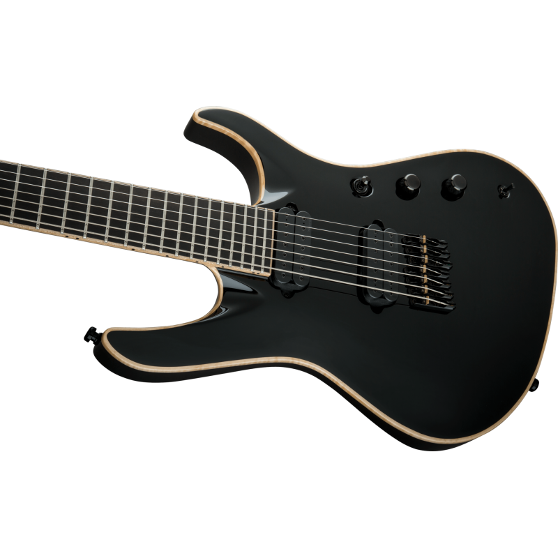 JACKSON USA Signature Chris Broderick Soloist HT7 touche ebene Gloss Black