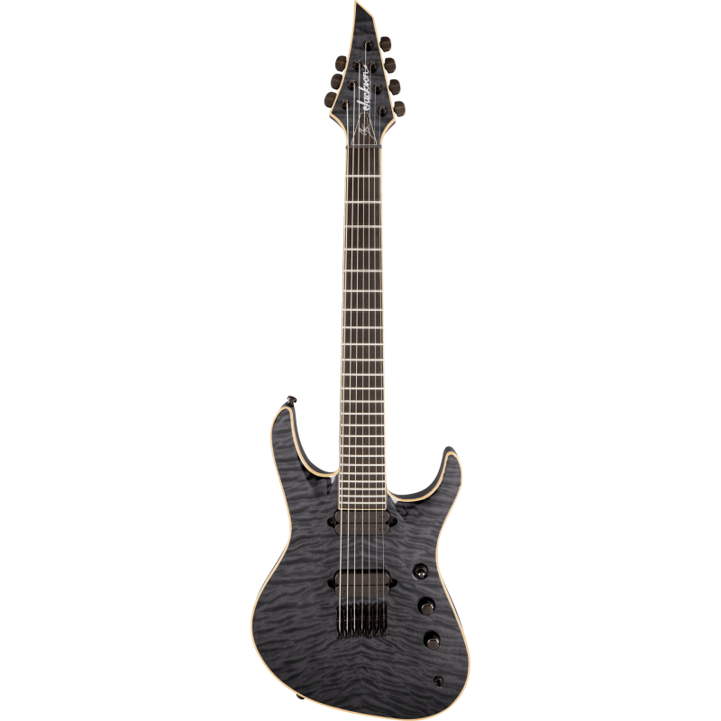 JACKSON USA Signature Chris Broderick Soloist HT7 touche ebene Transparent Black