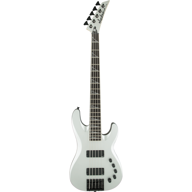 JACKSON USA Signature David Ellefson Concert Bass CB V touche ebene Satin Silver