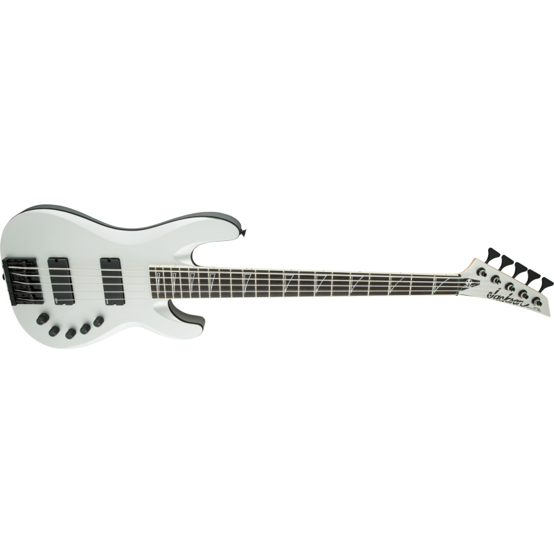 JACKSON USA Signature David Ellefson Concert Bass CB V touche ebene Satin Silver