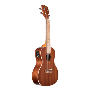 KALA KA-CE-BAG Satin Mahogany Concert electro-acoustique livre avec housse