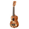 KALA KA-GARDENIA-S-BAG Maori Gardenia Mahogany Soprano livre avec housse motif Voyage