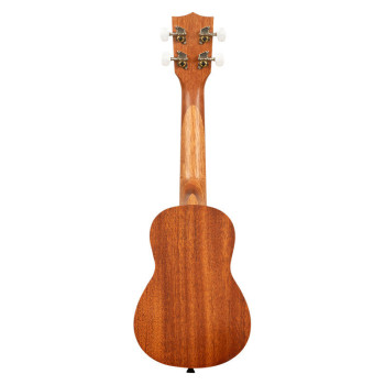 KALA KA-GARDENIA-S-BAG Maori Gardenia Mahogany Soprano livre avec housse motif Voyage