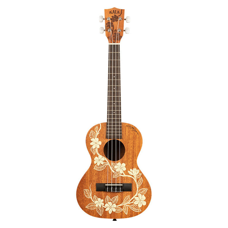 KALA KA-GARDENIA-T-BAG Maori Gardenia Mahogany Tenor livre avec housse motif Voyage