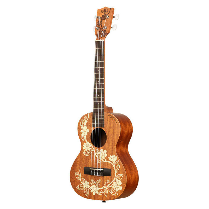 KALA KA-GARDENIA-T-BAG Maori Gardenia Mahogany Tenor livre avec housse motif Voyage