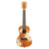 KALA KA-HIBISCUS-C-BAG Maori Hibiscus Mahogany Concert livre avec housse motif Voyage