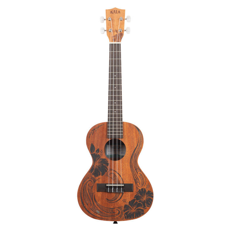 KALA KA-UNITY-T-BAG Maori Unity Mahogany Tenor livre avec housse