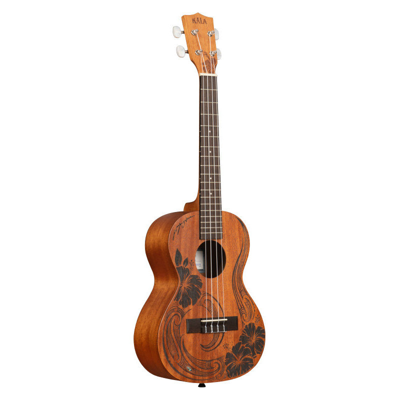 KALA KA-UNITY-T-BAG Maori Unity Mahogany Tenor livre avec housse