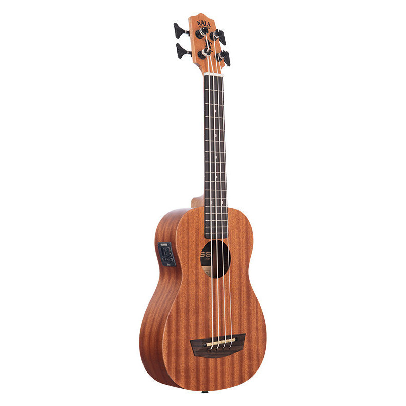 KALA UBASS-WNDR-FS Wanderer U-Bass Mahogany livre avec housse