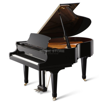 KAWAI GX2 Noir laque 180 cm - Mecanique Kawai Millenium III en carbone ABS