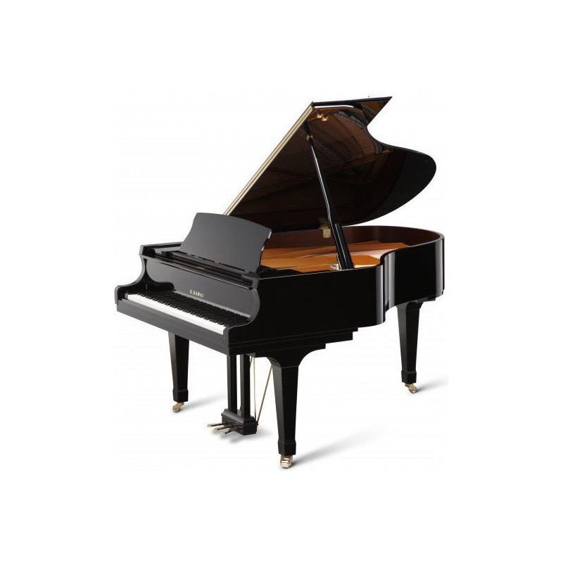 KAWAI GX3 Noir laque 188 cm - Mecanique Kawai Millenium III en carbone ABS