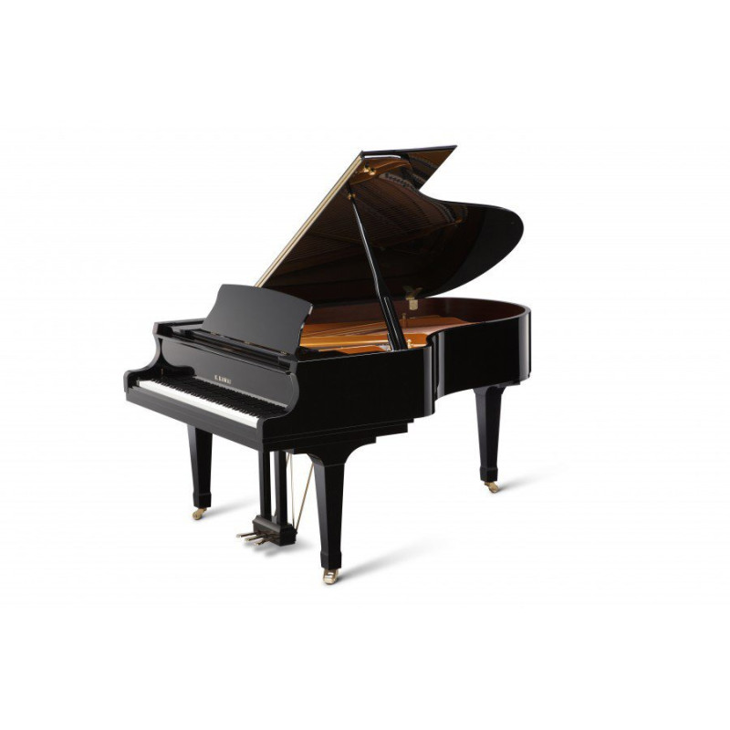 KAWAI GX5 Noir laque 200 cm - Mecanique Kawai Millenium III en carbone ABS