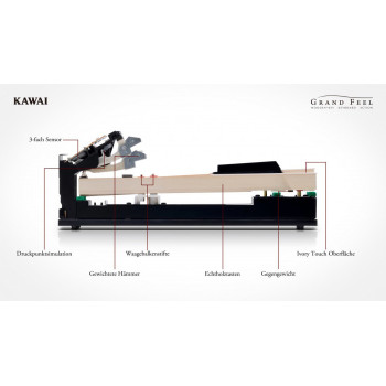 KAWAI MP 11 SE Noir clavier numerique - Grand feel