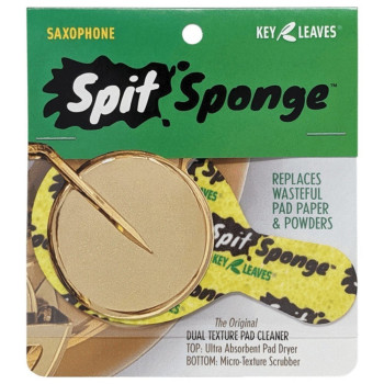 KEY LEAVES Nettoyant pour tampon en tissu molletonné Spit Sponge Pour saxophone