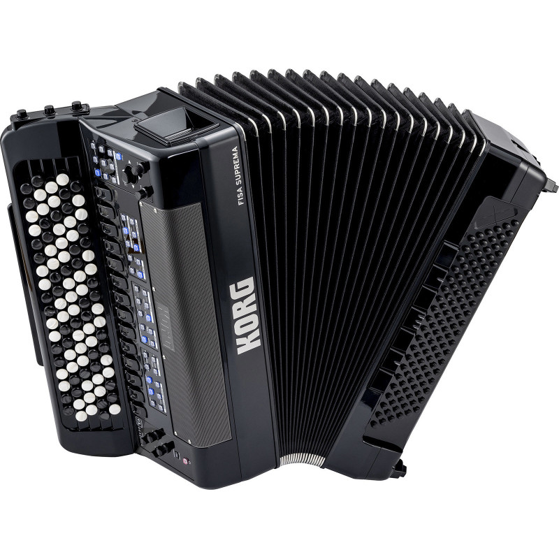 KORG FSUP-B-MBK accordéon numérique fisa suprema clavier bouton