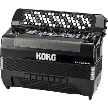 KORG FSUP-B-MBK accordéon numérique fisa suprema clavier bouton