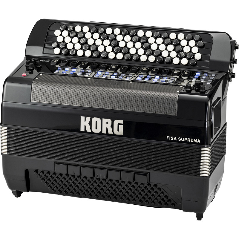KORG FSUP-B-MBK accordéon numérique fisa suprema clavier bouton