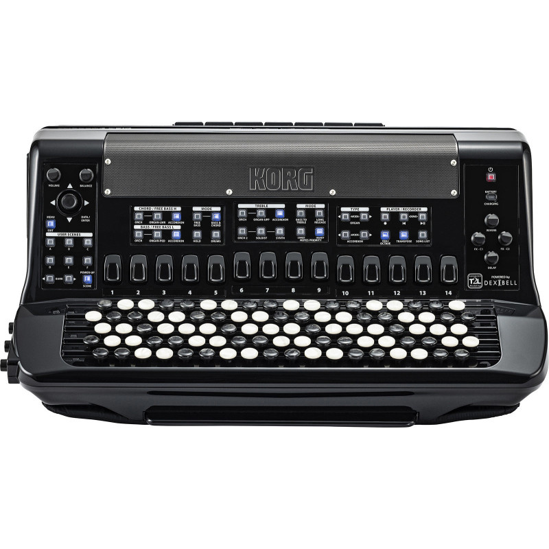 KORG FSUP-B-MBK accordéon numérique fisa suprema clavier bouton