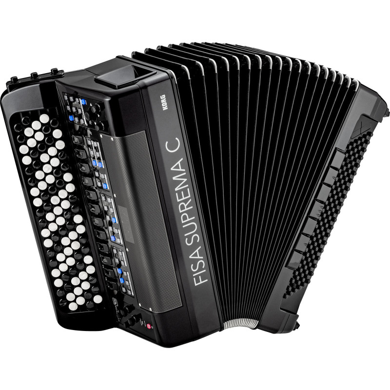 KORG FSUPC-B-MBK accordéon numérique fisa suprema compact clavier bouton