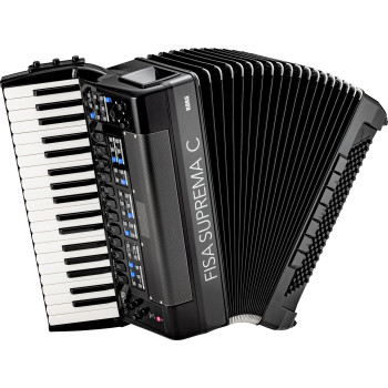 KORG FSUPC-P-MBK accordéon numérique fisa suprema compact clavier piano