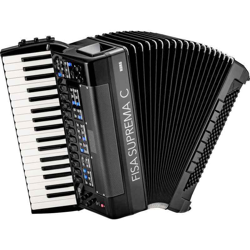 KORG FSUPC-P-MBK accordéon numérique fisa suprema compact clavier piano