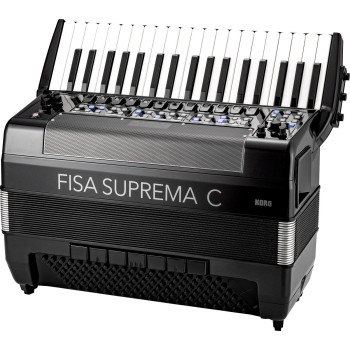 KORG FSUPC-P-MBK accordéon numérique fisa suprema compact clavier piano