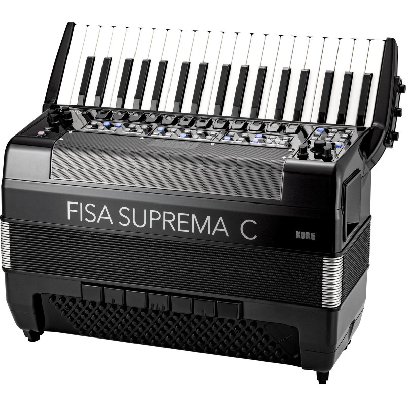 KORG FSUPC-P-MBK accordéon numérique fisa suprema compact clavier piano