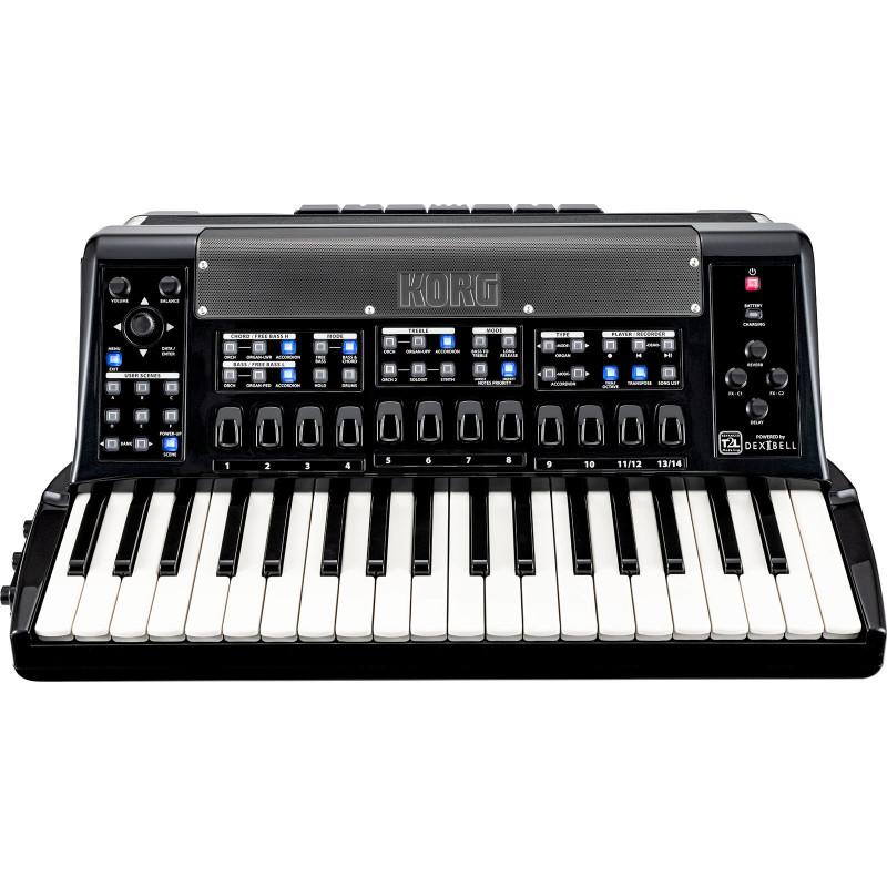 KORG FSUPC-P-MBK accordéon numérique fisa suprema compact clavier piano