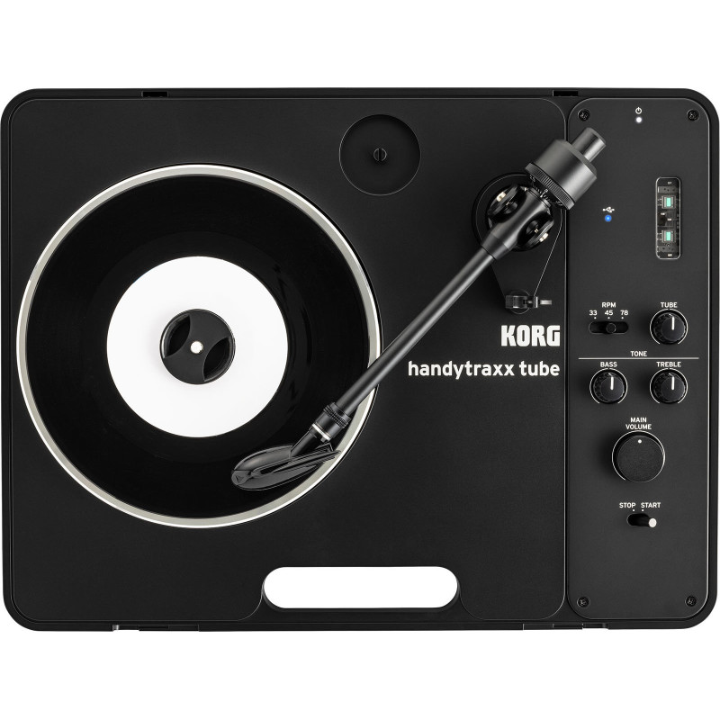 KORG HANDYTRAXX-TUBE-JICO platine vinyle portable handytraxx avec nutube et cellule jico - edition limitée