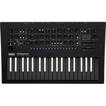 KORG MINILOGUE-XD-BW synthé hybride minilogue xd touches inversées - édition limitée