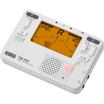 KORG TM-70C-WH accordeur/métronome tm70t-wh + micro pince cm400
