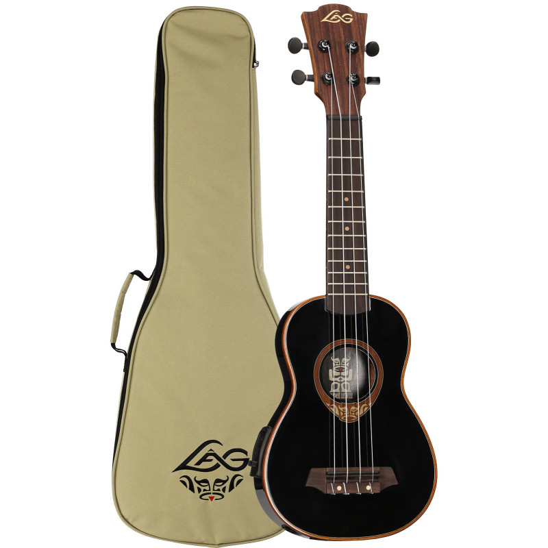LAG BABYTKU118SE tiki uku soprano slim arched back electro