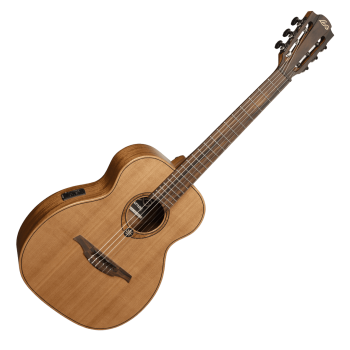 LAG ESCAPADE-N-RCE guitare acoustique escapade nylon red cedar électro