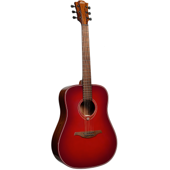 LAG T-RED-D tramontane dreadnought special edition red burst