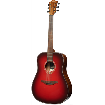 LAG T-RED-D tramontane dreadnought special edition red burst