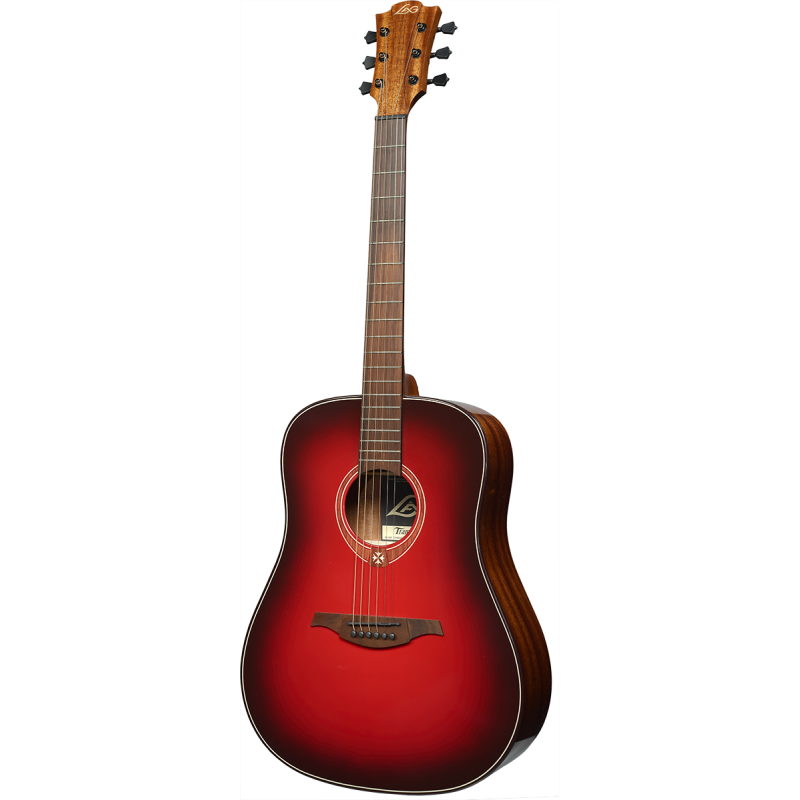 LAG T-RED-D tramontane dreadnought special edition red burst