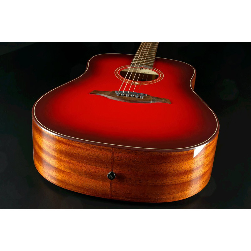 LAG T-RED-D tramontane dreadnought special edition red burst